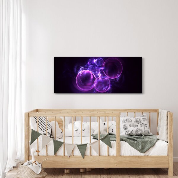 Apstraktna slika mjehurića (120x50 cm)