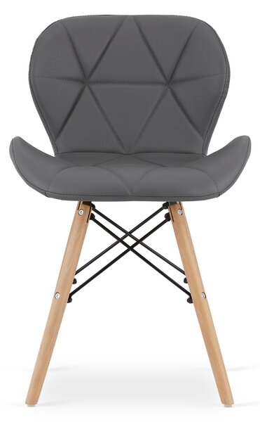 Stolica Lago - Graphite leather