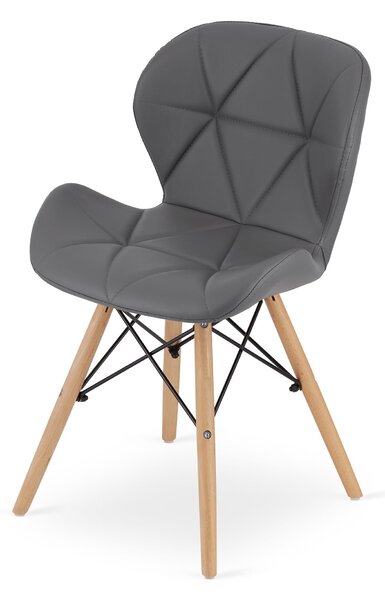 Stolica Lago - Graphite leather