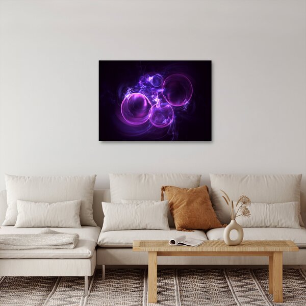 Apstraktna slika mjehurića (70x50 cm)