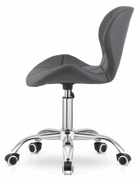 Uredska stolica outlet - Avola grey leather