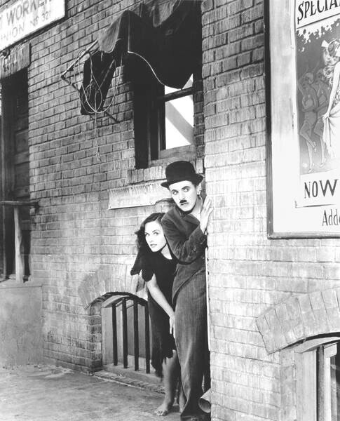 Fotografija Charlie Chaplin, Paulette Goddard, 1936