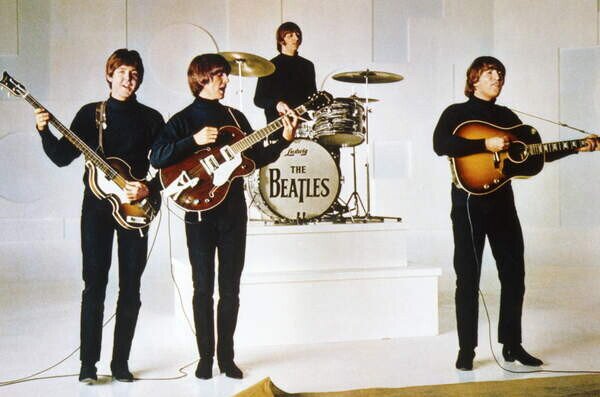 Fotografija Paul Mccartney, George Harrison, Ringo Starr And John Lennon