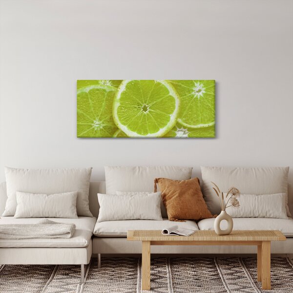 Slika - razrezani limun (120x50 cm)