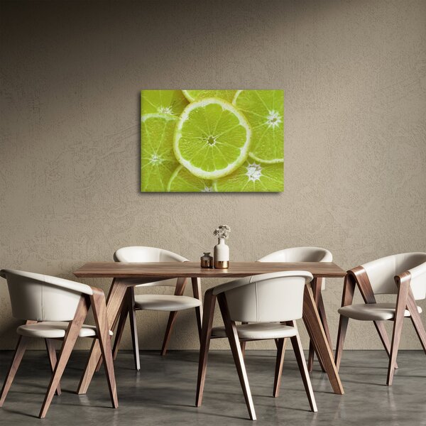 Slika - razrezani limun (70x50 cm)