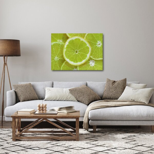 Slika - razrezani limun (70x50 cm)