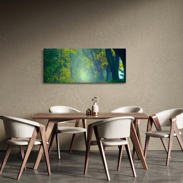 Slika staze obrubljene drvećem (120x50 cm)