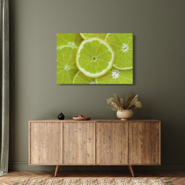 Slika - razrezani limun (90x60 cm)