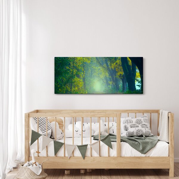 Slika staze obrubljene drvećem (120x50 cm)