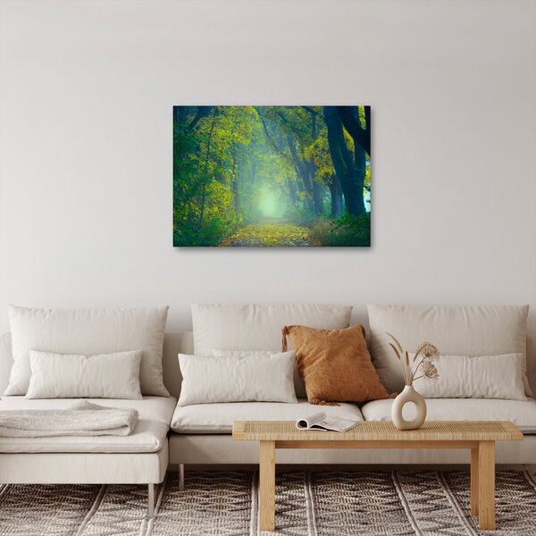 Slika staze obrubljene drvećem (70x50 cm)
