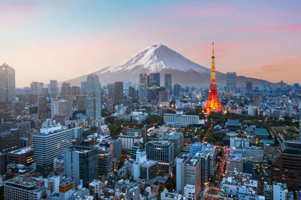 Umjetnička fotografija Mt. Fuji and Tokyo skyline, Jackyenjoyphotography, (40 x 26.7 cm)