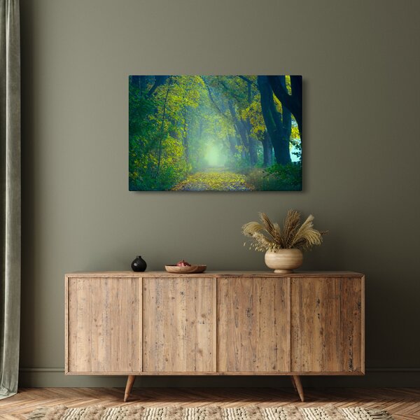 Slika staze obrubljene drvećem (90x60 cm)