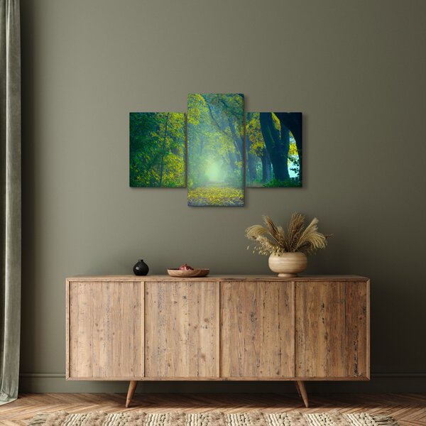 Slika staze obrubljene drvećem (90x60 cm)