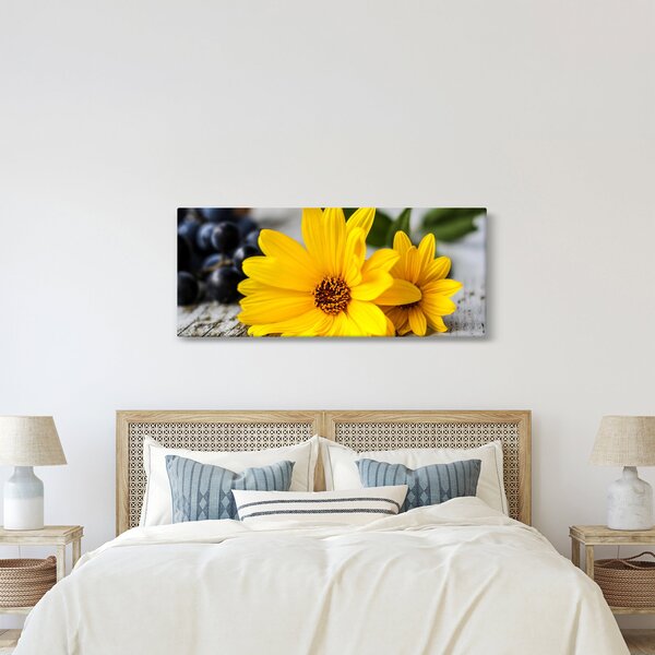 Slika žutog cvijeća (120x50 cm)