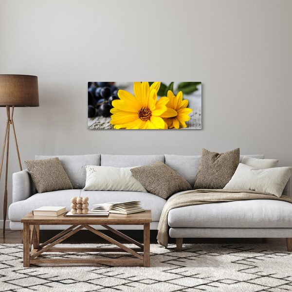 Slika žutog cvijeća (120x50 cm)