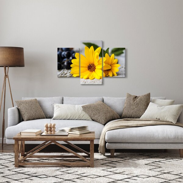 Slika žutog cvijeća (90x60 cm)