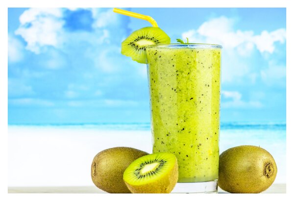 Slika - kiwi smoothie (90x60 cm)