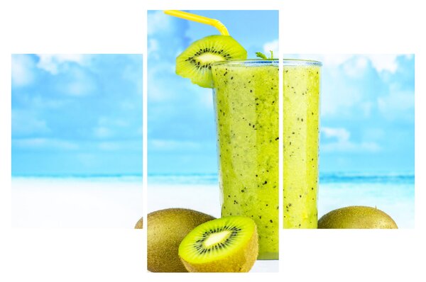 Slika - kiwi smoothie (90x60 cm)