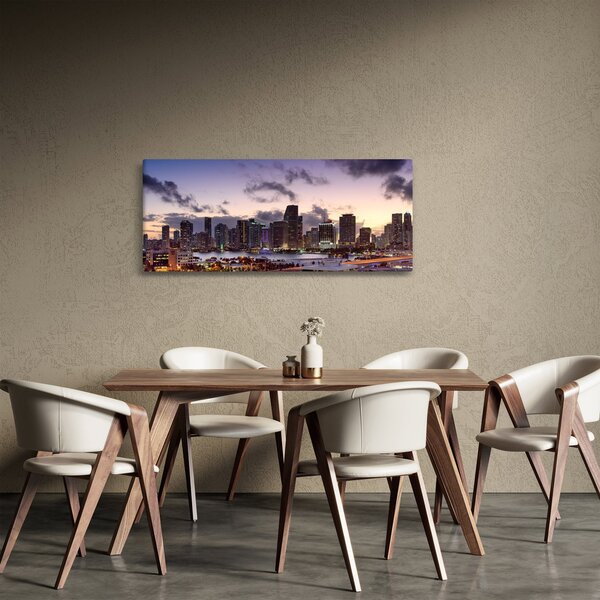 Slika metropole s neboderima (120x50 cm)