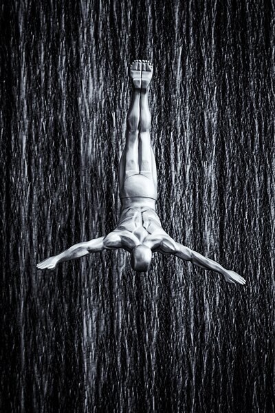 Umjetnička fotografija fine diving, Martin Fleckenstein, (26.7 x 40 cm)