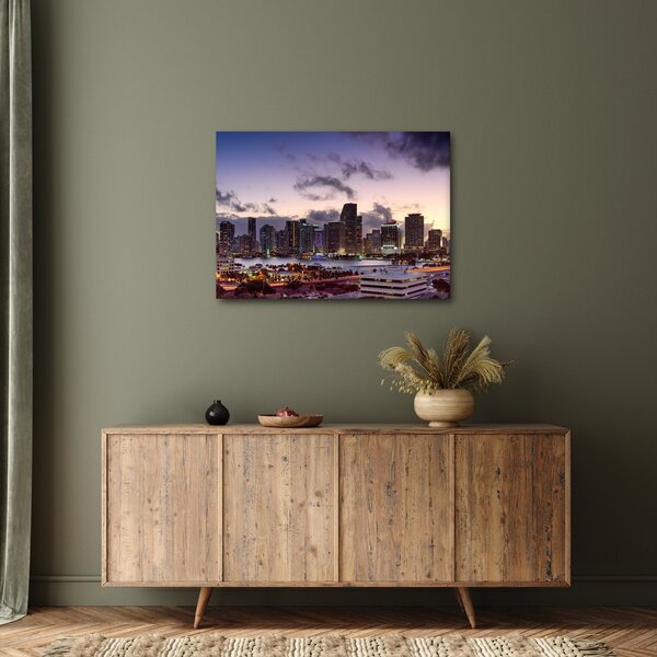 Slika metropole s neboderima (70x50 cm)
