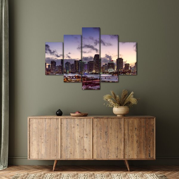 Slika metropole s neboderima (150x105 cm)