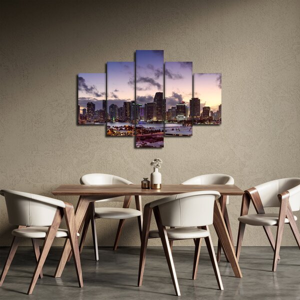Slika metropole s neboderima (150x105 cm)