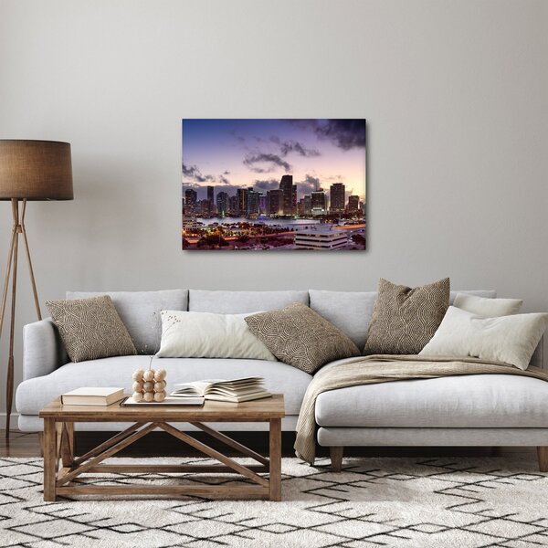 Slika metropole s neboderima (70x50 cm)