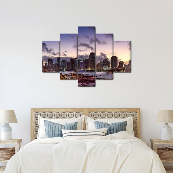 Slika metropole s neboderima (150x105 cm)