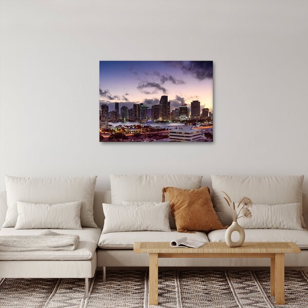 Slika metropole s neboderima (70x50 cm)