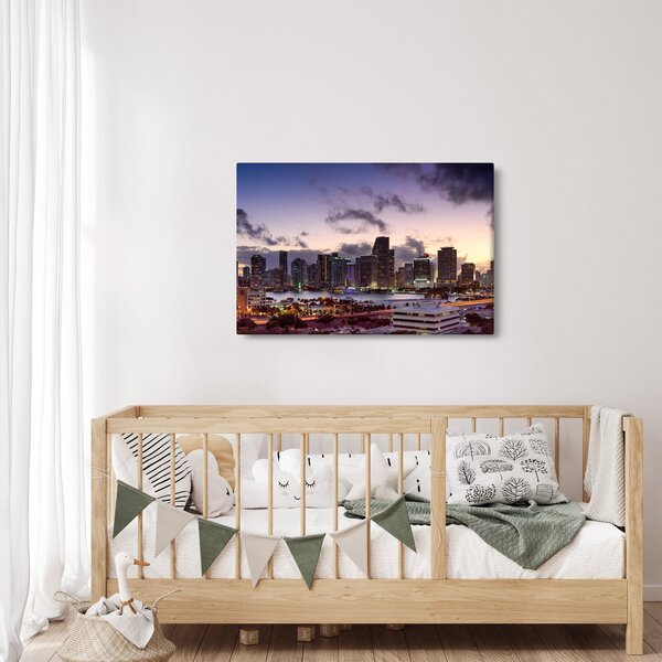 Slika metropole s neboderima (90x60 cm)