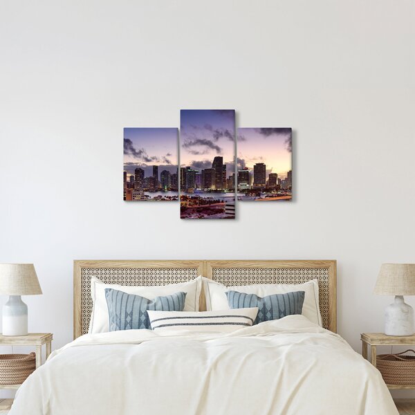 Slika metropole s neboderima (90x60 cm)