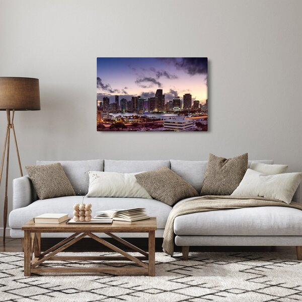 Slika metropole s neboderima (90x60 cm)