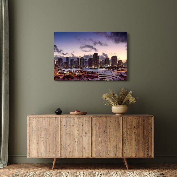 Slika metropole s neboderima (90x60 cm)