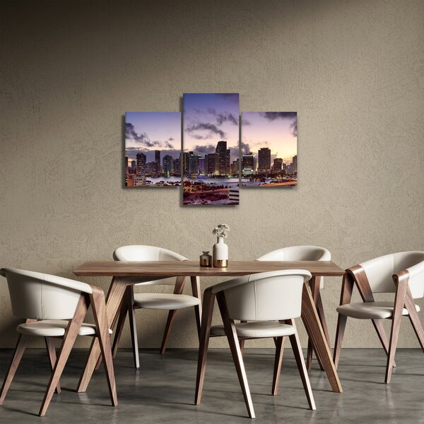 Slika metropole s neboderima (90x60 cm)