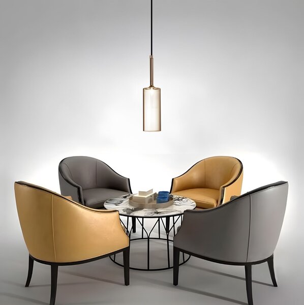 Stropni luster / zidni APP1700-1CP AMBER C