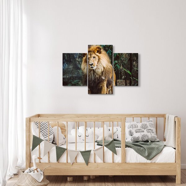 Slika lava u prirodi (90x60 cm)