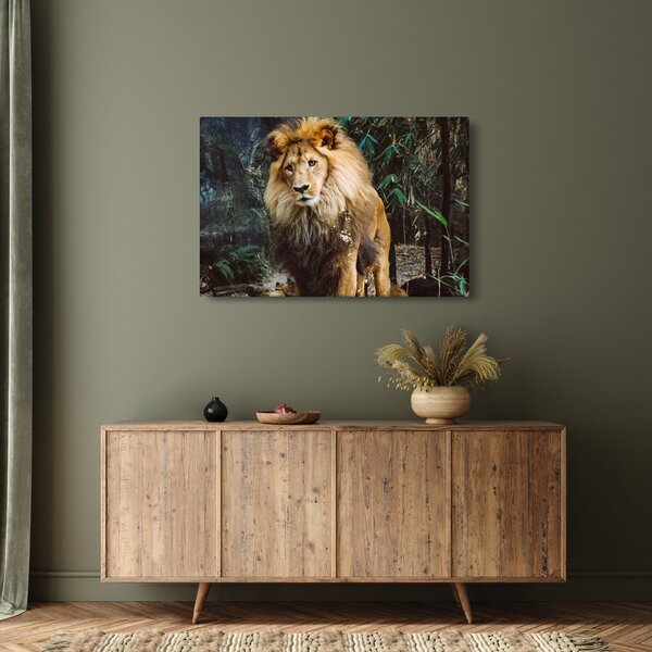 Slika lava u prirodi (90x60 cm)
