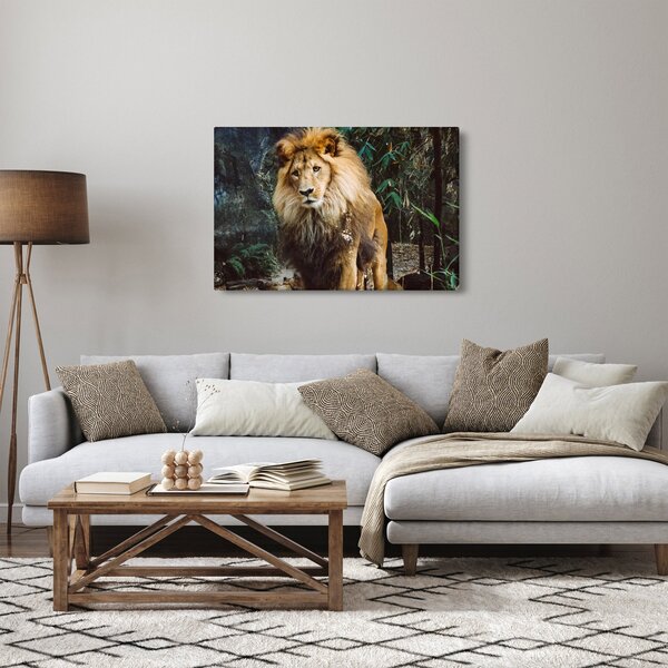 Slika lava u prirodi (90x60 cm)
