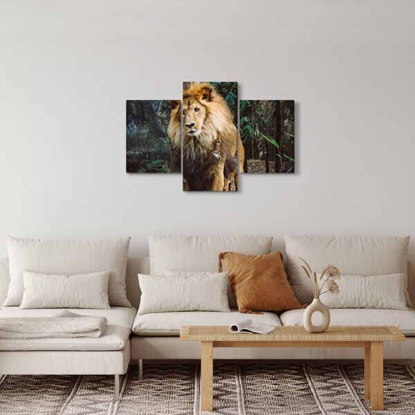 Slika lava u prirodi (90x60 cm)