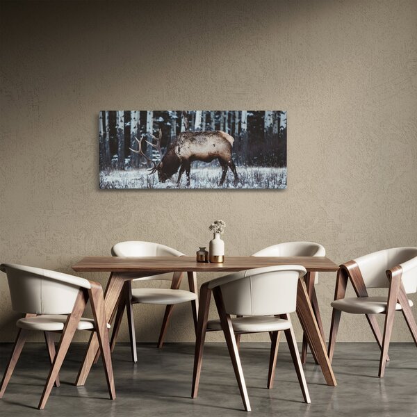 Slika - jelen zimi (120x50 cm)