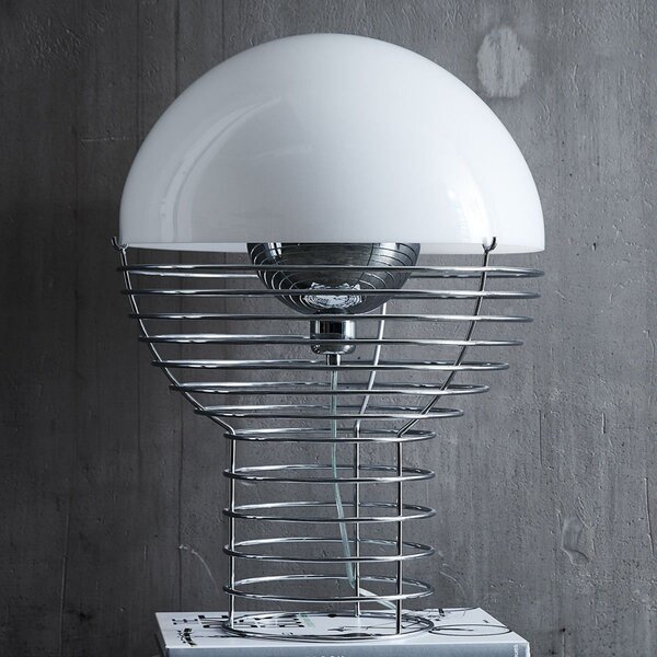 Stolne Lampa Verpan, Wire Large, Metalik, Dnevna soba, Metal, Dizajn