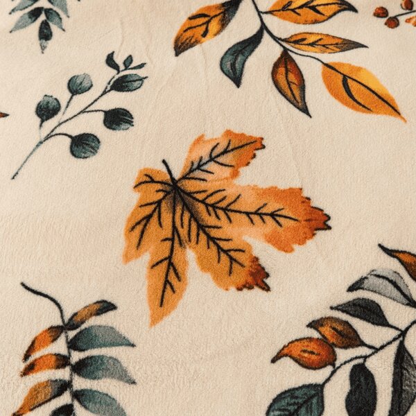 Posteljina mikropliš AUTUMNA krem Dimenzije posteljine: 70 x 90 cm | 140 x 220 cm