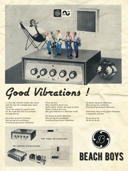 Umjetnički plakat Good vibrations, Ads Libitum / David Redon, (30 x 40 cm)