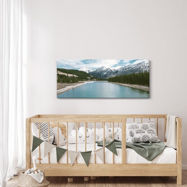 Slika planinskog krajolika (120x50 cm)