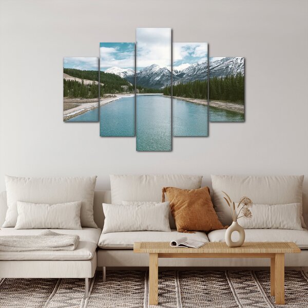 Slika planinskog krajolika (150x105 cm)