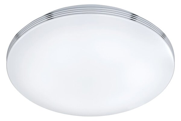 LED stropna svjetiljka u sjajnoj srebrnoj boji ø 35 cm Apart - Trio