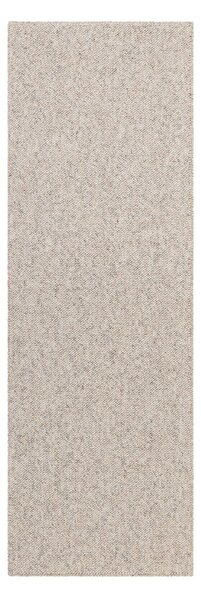 Siva/krem periva staza 80x240 cm Rocco Dark Cream – Elle Decoration