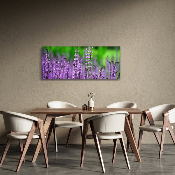 Slika ljubičastog livadskog bilja (120x50 cm)