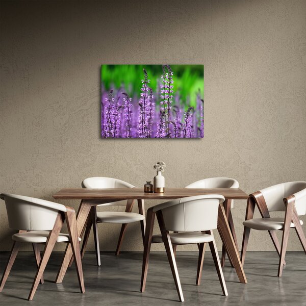 Slika ljubičastog livadskog bilja (70x50 cm)